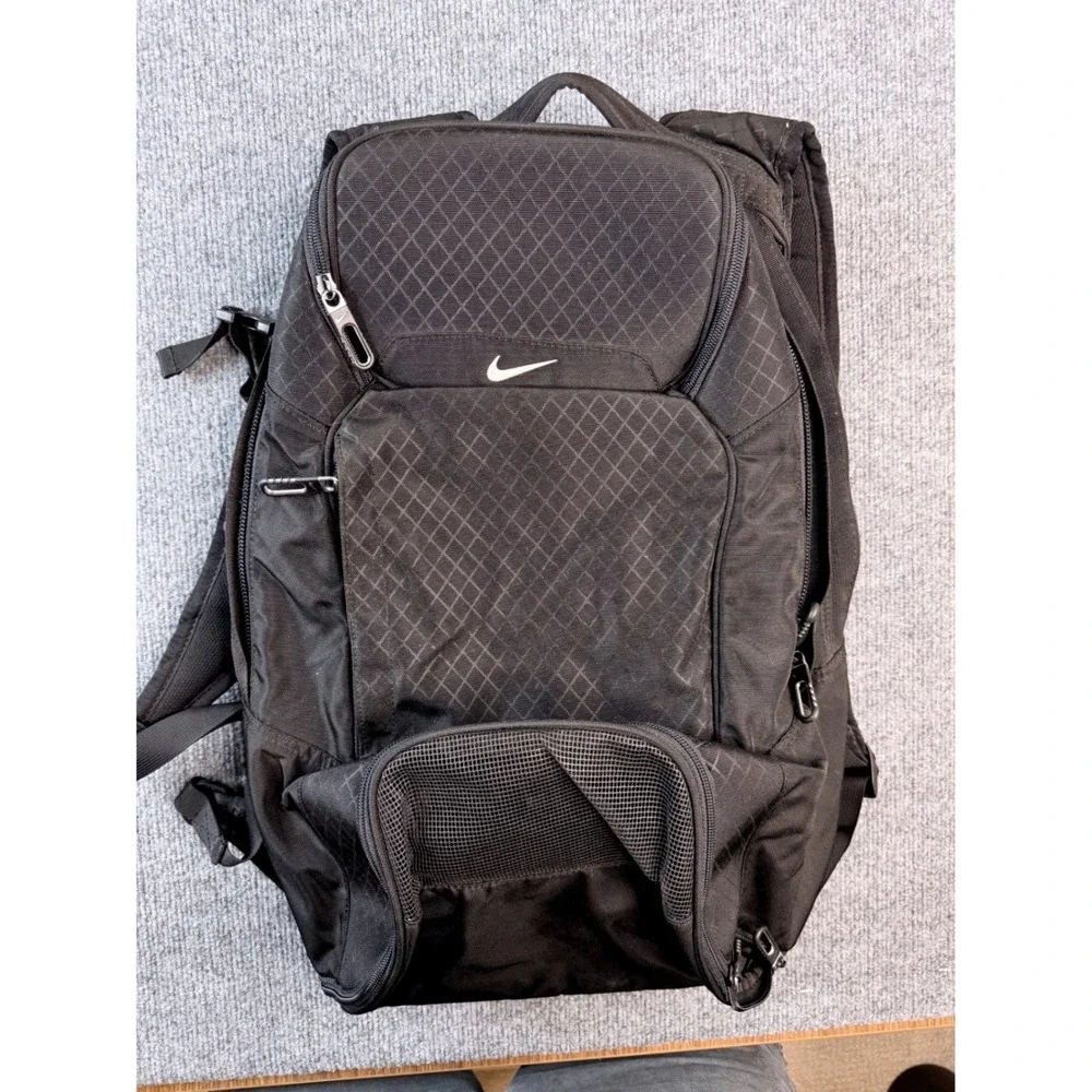 nike backpack laptop bag school bag travel bag Nike Black Diamond Ripstop Backpack Laptop Travel School Bag Y2K 90s